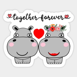 Together Forever! Sticker